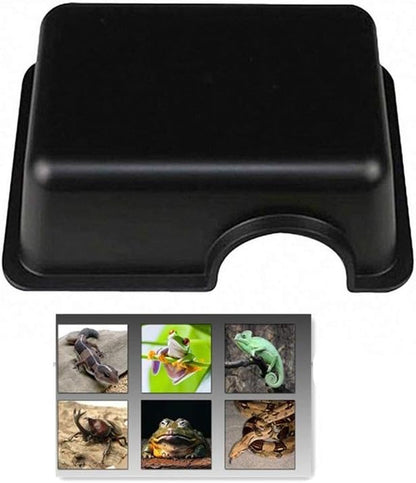 Reptile Hideout Box Small Animal Hide Cave for Snakes Lizards Leopard Gecko Rodents Spiders